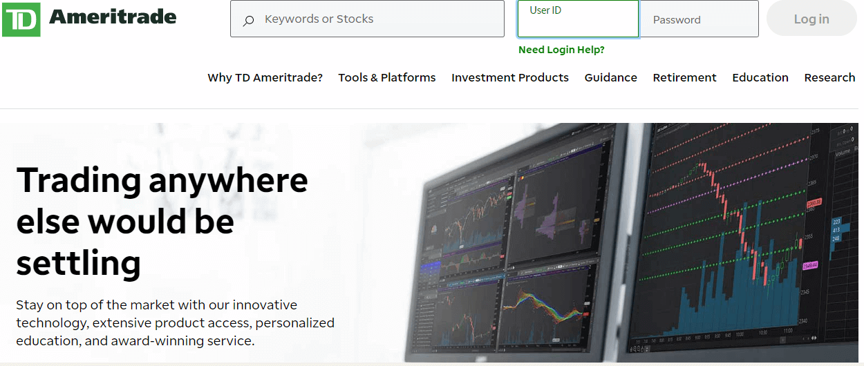 td ameritrade homepage