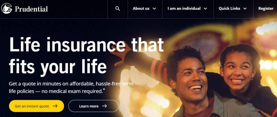 prudential homepage