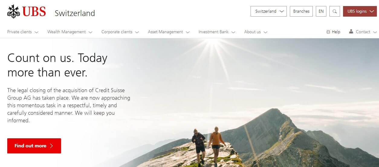 ubs homepage